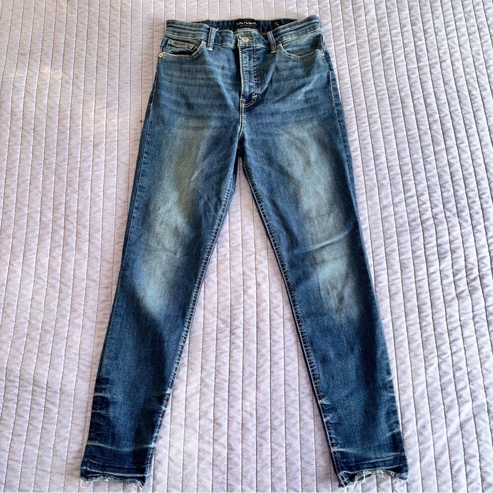 Lucky Brand High Rise Bridgette Skinny Blue Jeans